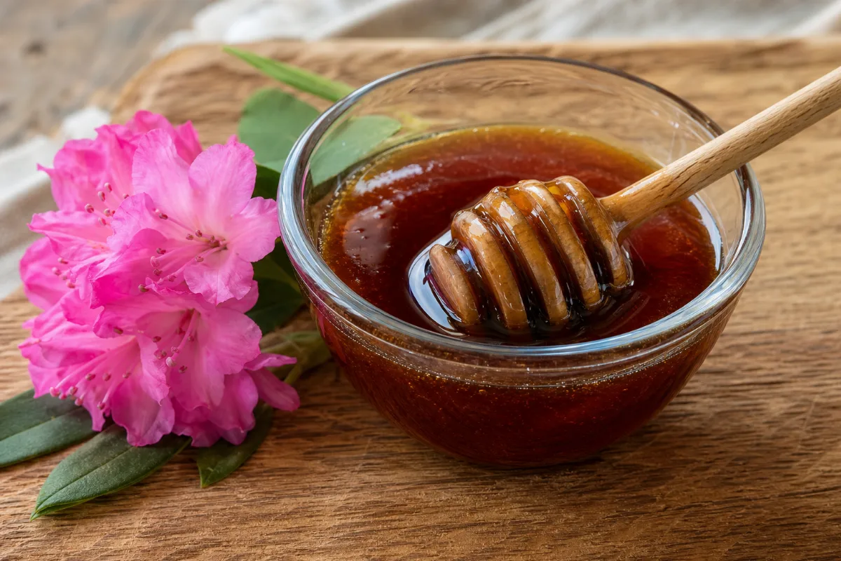 Close-up of mad honey (grayanotoxin honey)
