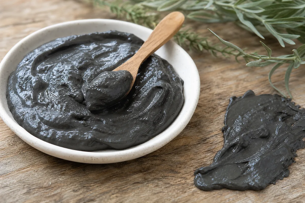 Close-up of dead sea mud