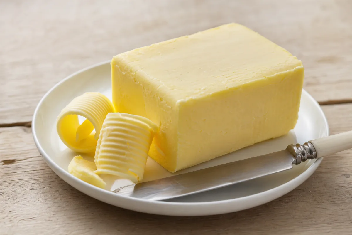 Close-up of butter