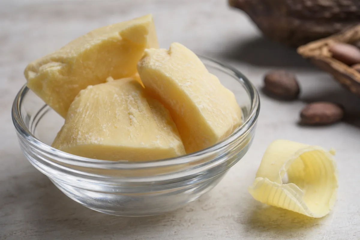 Close-up of cocoa butter