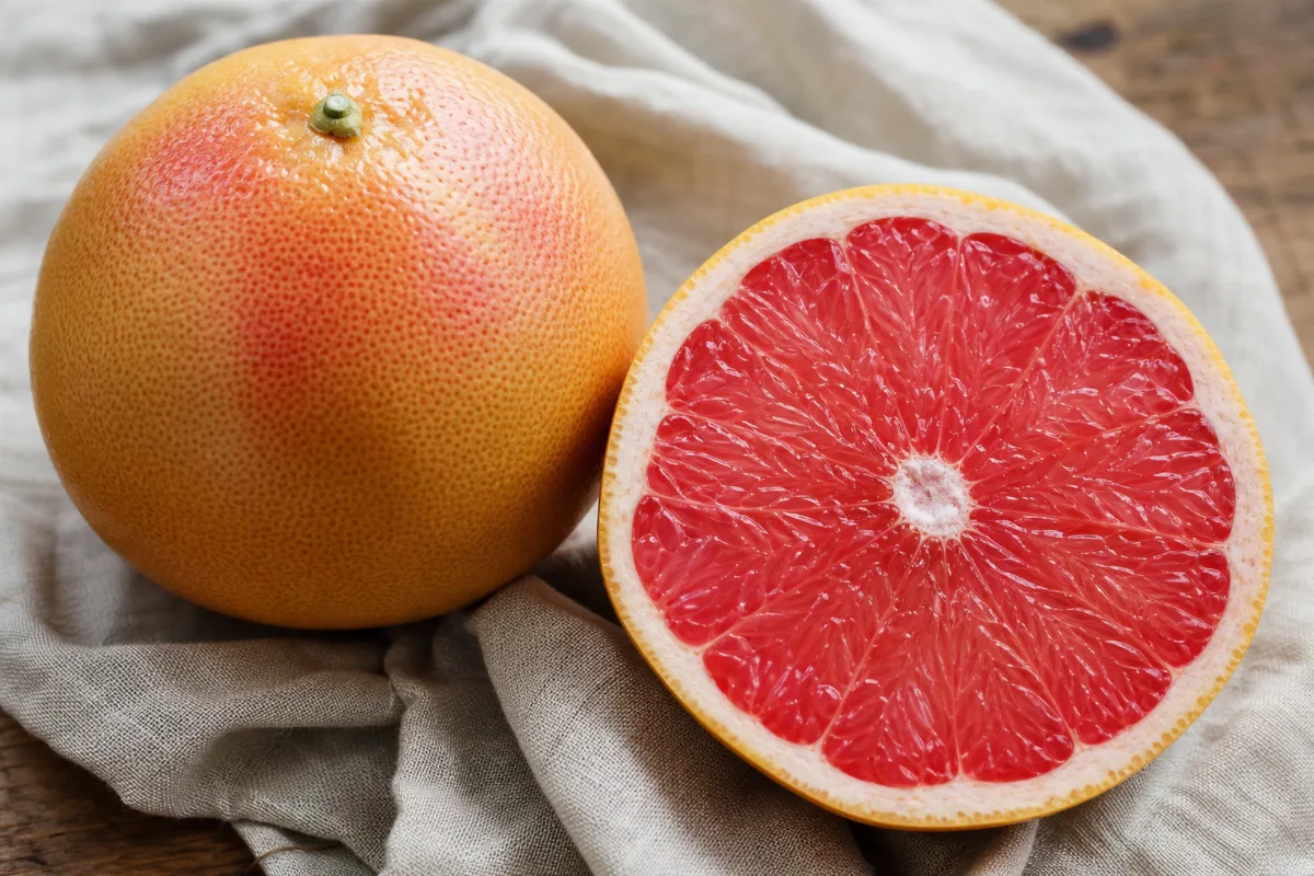 Close-up of grapefruit