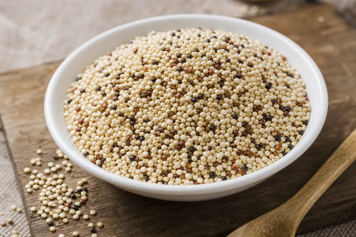 Close-up of quinoa