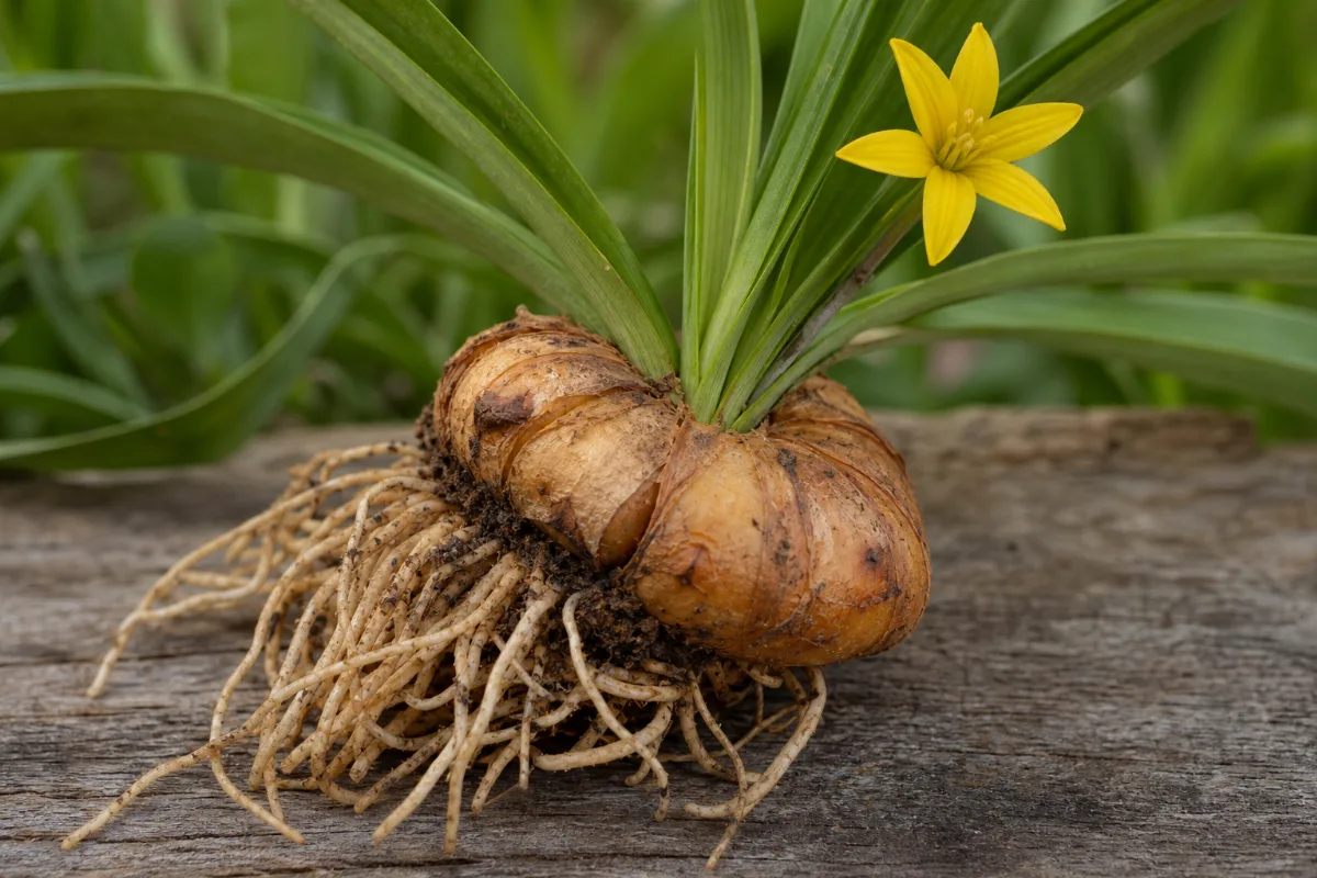 Close-up of african potato
