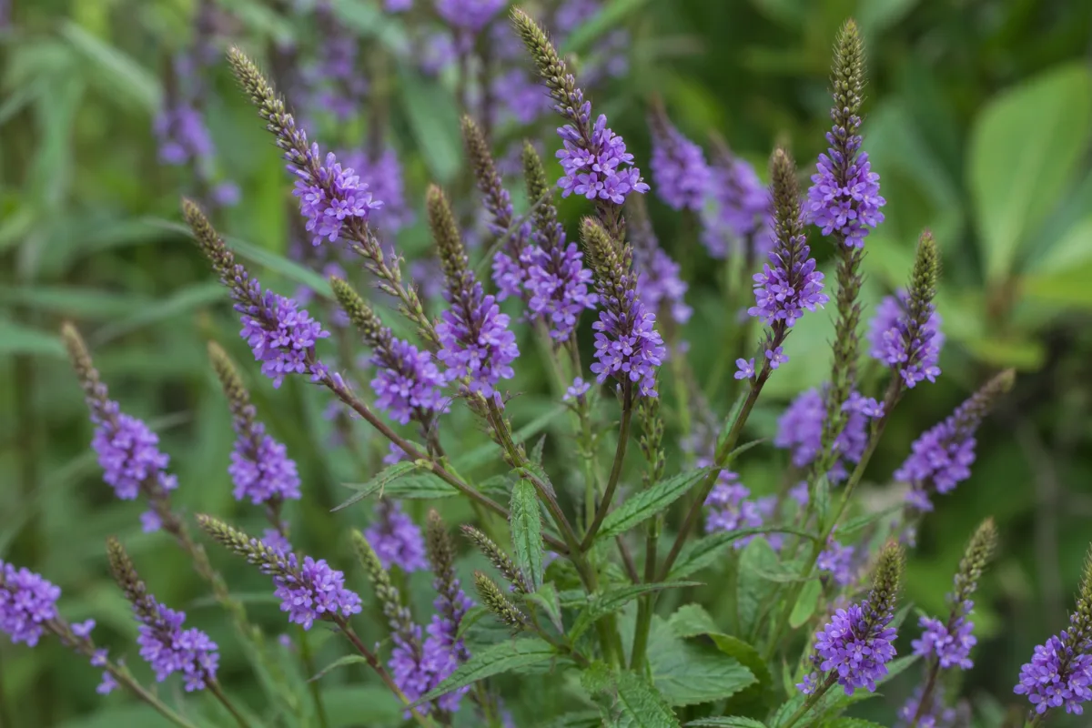 Close-up of blue vervain