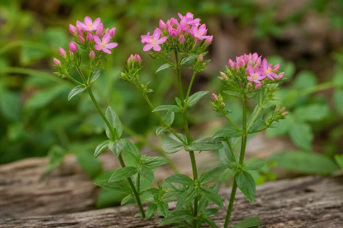 Close-up of centaury