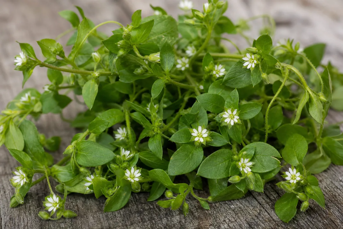 Close-up of chickweed