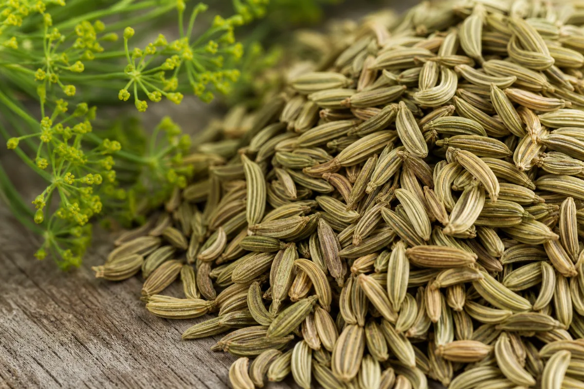 Close-up of fennel (foeniculum vulgare): uses, evidence and safety