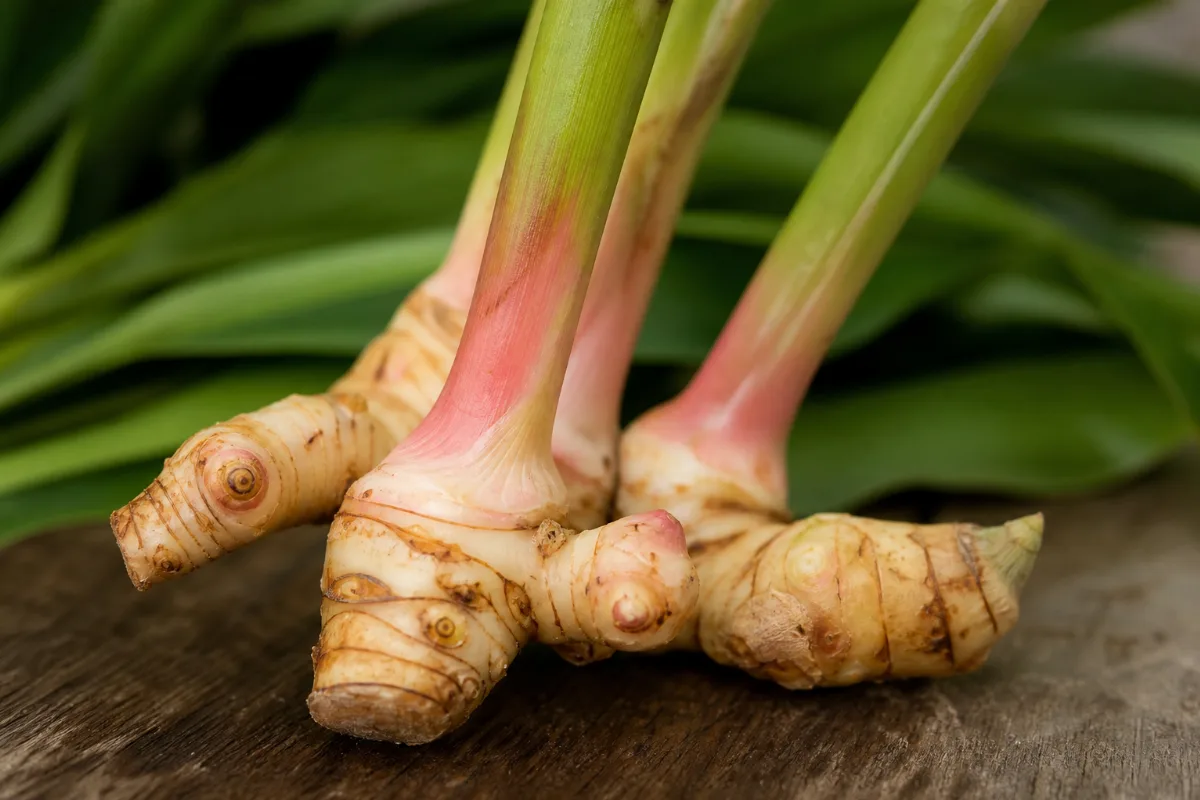 Close-up of galangal