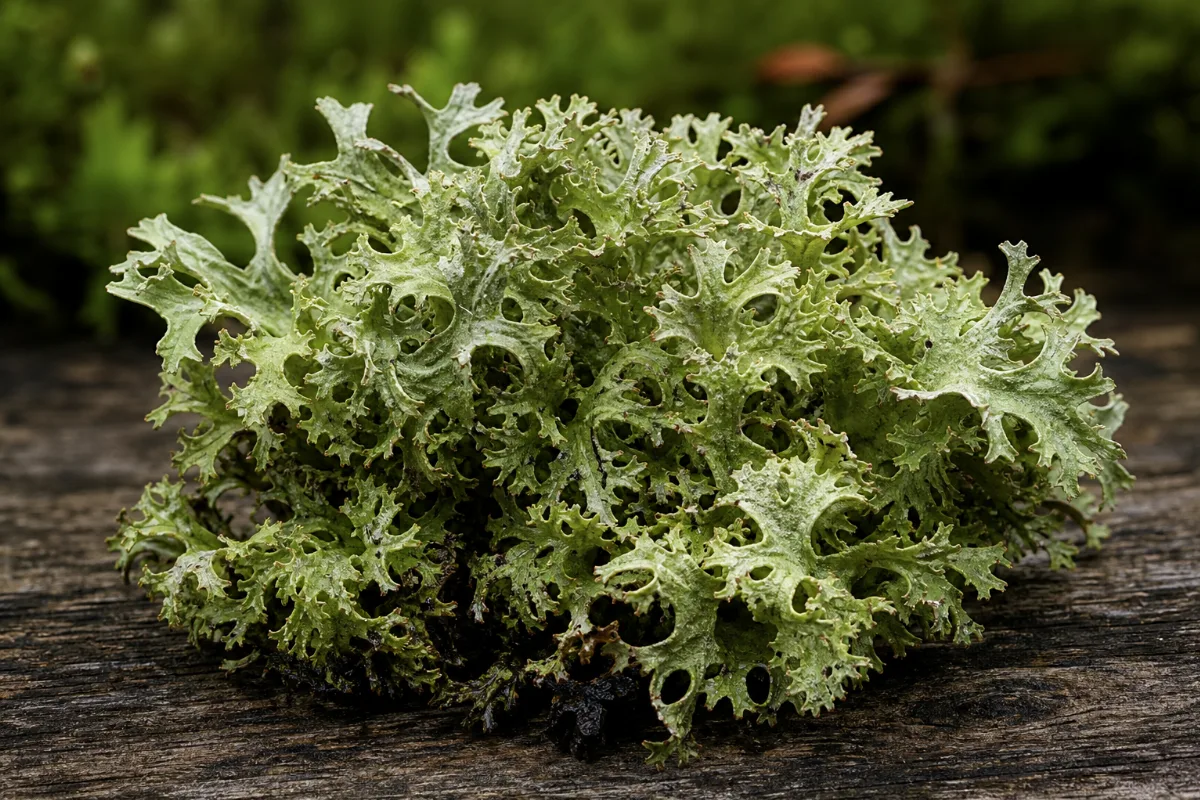 Close-up of iceland moss