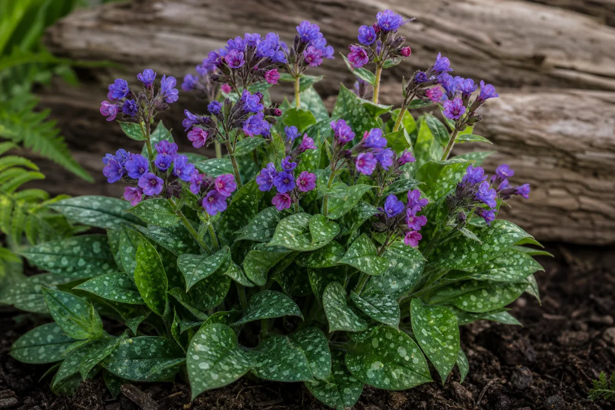 Close-up of lungwort