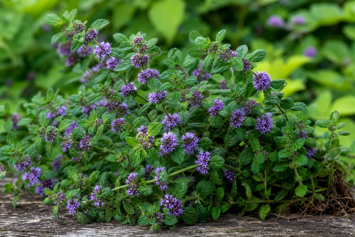 Close-up of pennyroyal