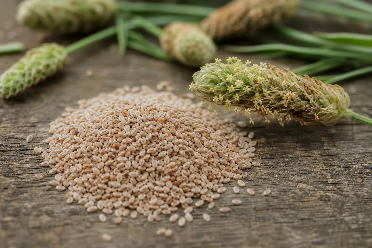 Psyllium (Plantago ovata) seed husk