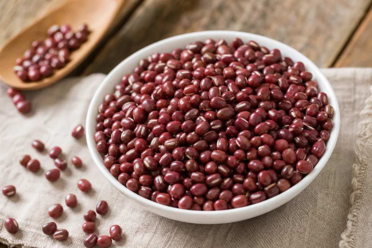 Close-up of adzuki beans