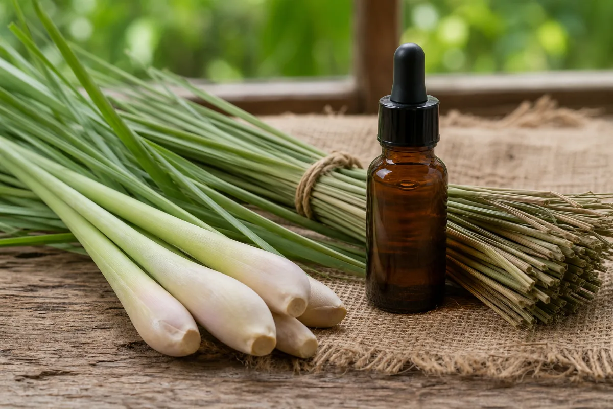 Close-up of lemongrass oil: evidence, safety and how it is used