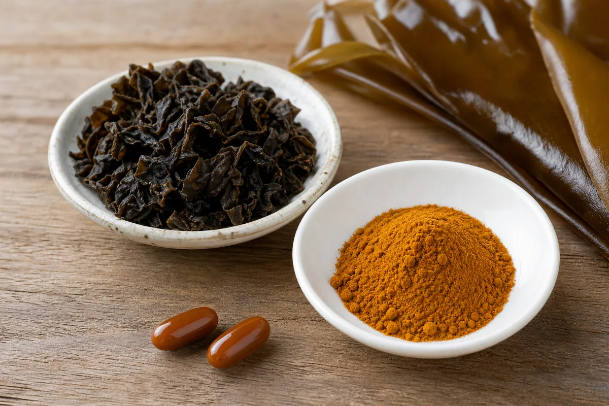 Close-up of fucoxanthin