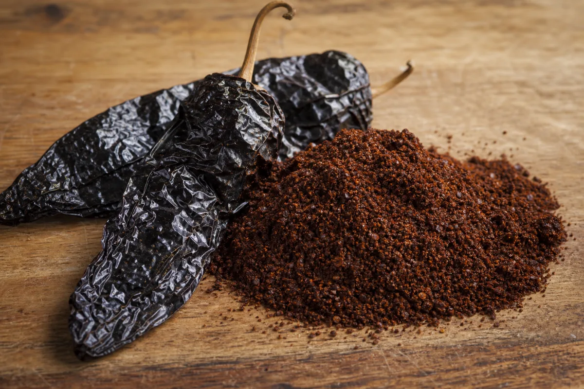 Close-up of ancho chile
