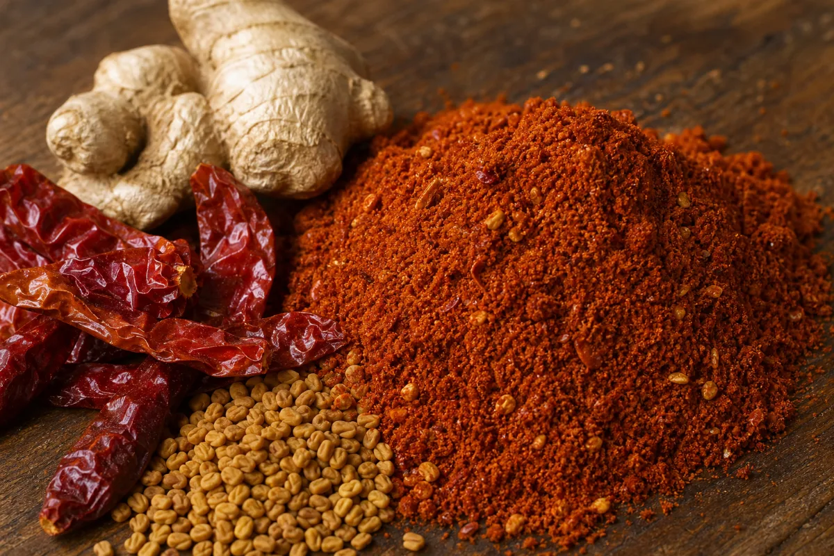 Close-up of berbere
