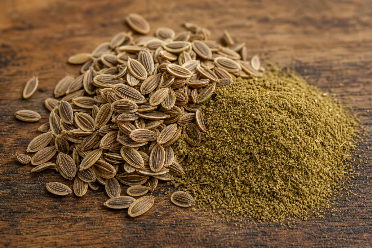 Close-up of dill seed
