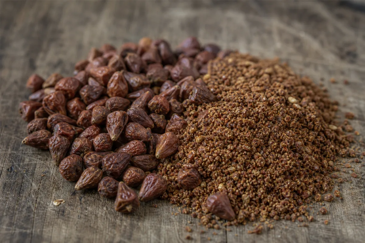 Close-up of grains of paradise