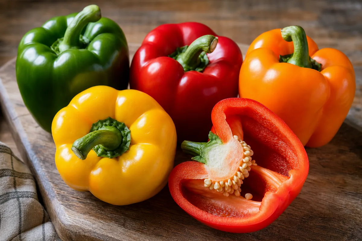 Close-up of bell peppers